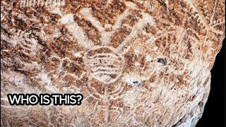 いまだに説明のつかない人物を描いた古代のペトログリフ