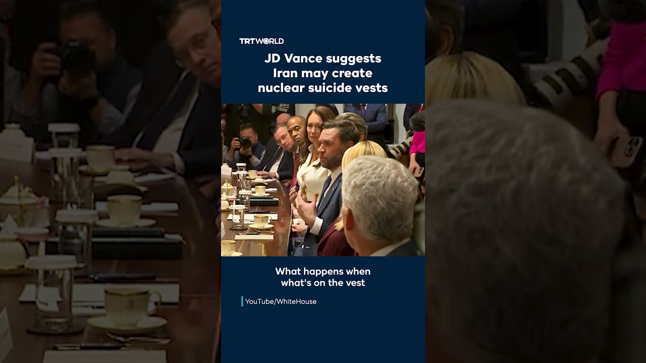 Video | JD Vance suggests Iran may create nuclear suicide vests