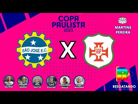 1º TEMPO: SÃO JOSÉ X PORTUGUESA SANTISTA - Copa Paulista | 14/10/23 | - RESGATANDO SÃO JOSÉ