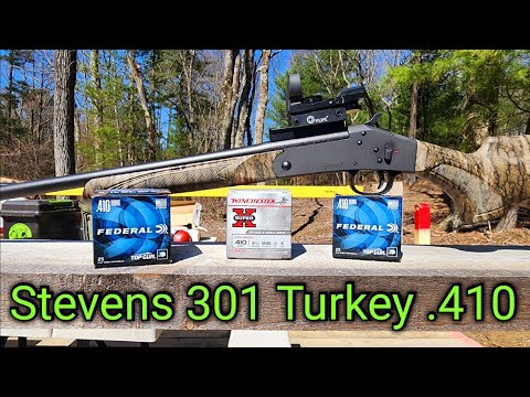 Stevens 301 Turkey .410 Gauge Shotgun Review \u0026 Shoot
