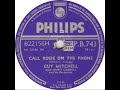 UK New Entry 1957 (143) Guy Mitchell - Call Rosie On The Phone