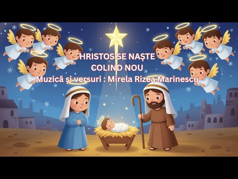 **HRISTOS SE NAȘTE – Colind Nou 2025 | Miniton • Muzică și versuri: Mirela Rizea-Marinescu**