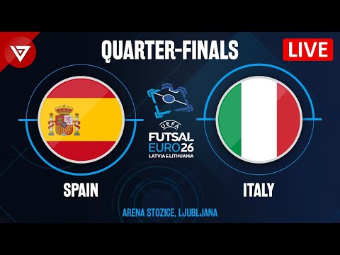 🔴SPAIN vs ITALY - Quarterfinals UEFA Futsal EURO 2026 Preview Predictions Live Streaming TV Info