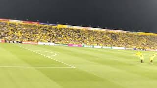 百年構想リーグvs柏アウェー　試合開始前