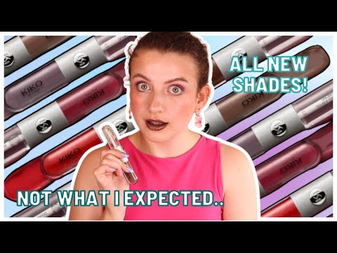 KIKO MILANO UNLIMITED DOUBLE TOUCH LIMITED EDITION MAY 2024 ALL 6 SHADES / LIP AND ARM SWATCHES!