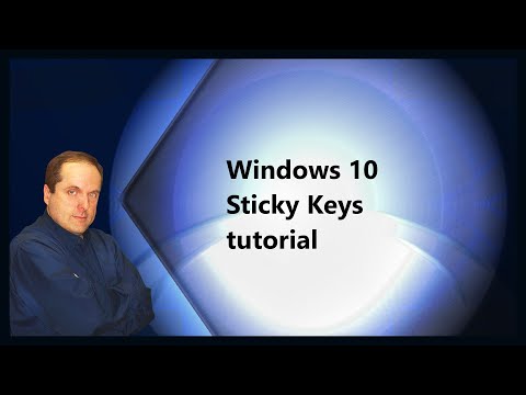 Windows 10 Sticky Keys tutorial