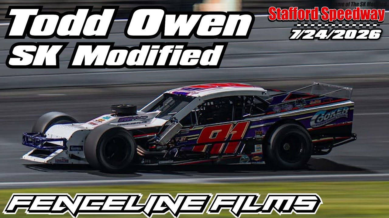Todd Owen's SK Modified Race at Stafford Speedway