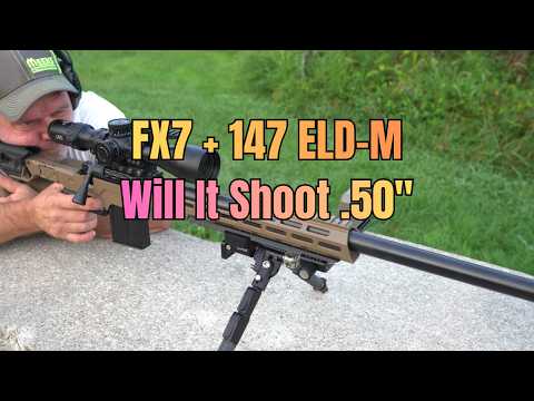 Faxon FX7 6.5 Creedmoor Accuracy Test — 147gr ELD-M \u0026 OSS Can