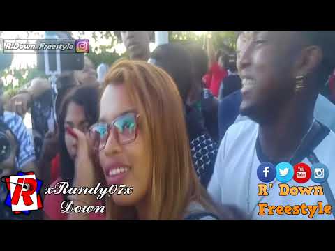 ((MUJERES😍)) 👩Gaudy Mercy Vs Sthefany La Rubia👩 - Batalla De Freestyle En La Plaza Guibia
