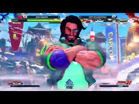 Evo 2018: Street Fighter V Grand Final - John Takeuchi (Korea) vs Grpt Infiltration (Korea)
