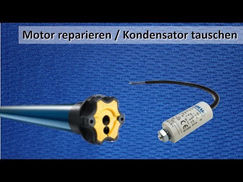 Somfy Rolladenmotor reparieren | Kondensator tauschen für 5,00 €