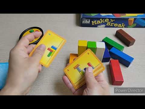 Make 'n' Break(2004) boardgame/ 메이크'앤'브레이크(2004)/ Dexterity/ 덱스터리티/ 2~4인