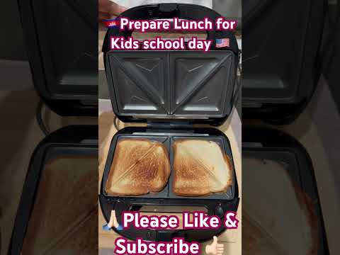 Lancheira para crianças na escola 🏫 no Texas dos Estados Unidos 🇺🇸(រៀបចំអាហារអោយកូនយកទៅសាលា) #usa #food