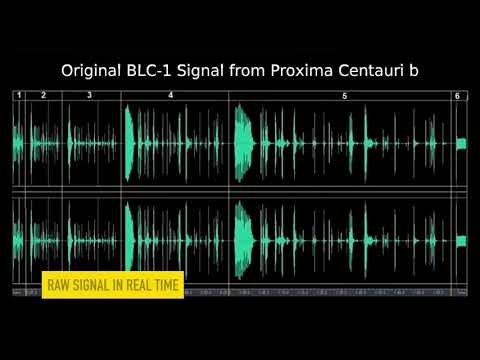 Signal from an alien civilization from Proxima Centauri B