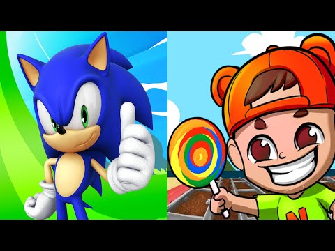 Sonic Dash Vs Vlad & Niki Run Gameplay 4k‏