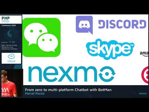 Marcel Pociot - From zero to multi platform Chatbot with BotMan #phpsrb