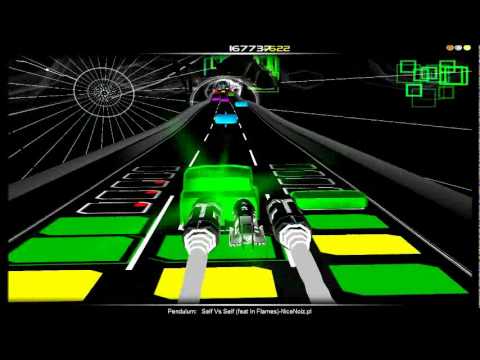 [Audiosurf] Pendulum feat. In Flames - Self Vs. Self (Eraser Elite Iron Mode 590k Run)