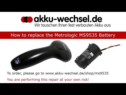 Replacing Battery of Metrologic Bluetooth Scanner