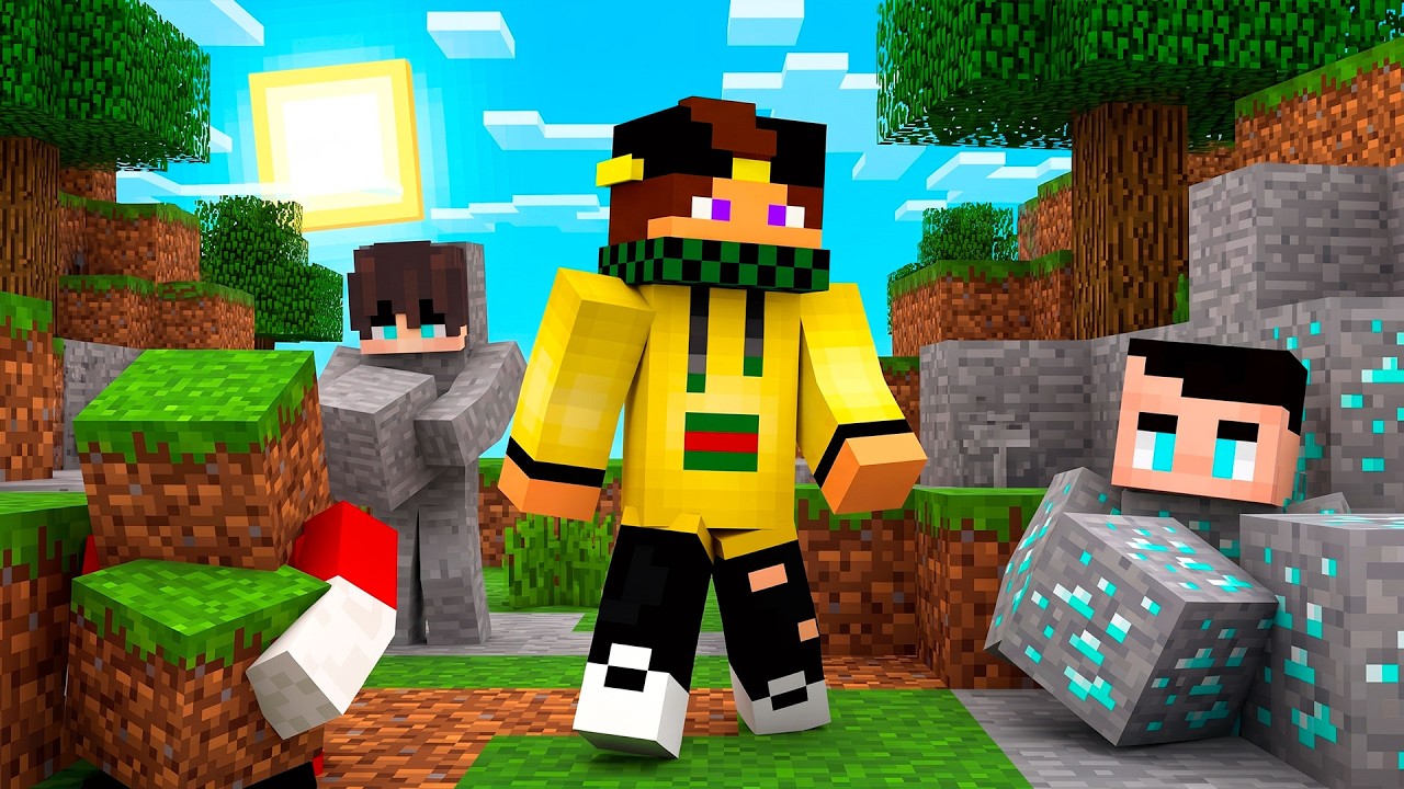 TROVA IL BLOCCO E TRASFORMATI nel NASCONDINO DI MINECRAFT