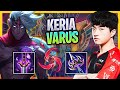 LEARN HOW TO PLAY VARUS SUPPORT LIKE A PRO! | T1 Keria Plays Varus Support vs Thresh!  Season 2023