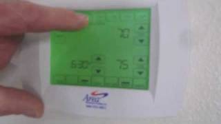 Trane XL-800 Thermostat Scheduling Tutorial