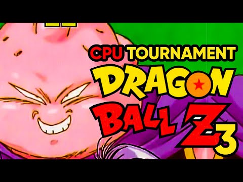 DRAGON BALL Z: SUPER BUTOUDEN 3 (SNES) - CPU vs. CPU Tournament Gameplay