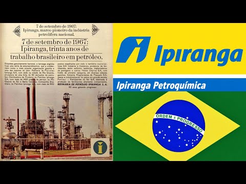 Hino Nacional Brasileiro: Anúncio da Refinaria Ipiranga (1967). Texto na Descrição do Vídeo: ⬇️🇧🇷🏭