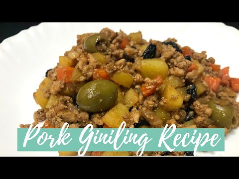 PICADILLO | PORK GINILING | GINILING NA BABOY RECIPE