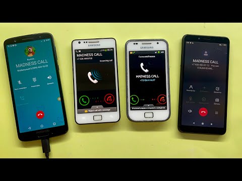 Incoming Call old Samsung S2+ Vs Samsung S1+ / Outgoing Call Motorola Moto 1S and Xiaomi Redmi 6