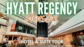 Hyatt Regency Houston | Regency Suite Room & Hotel Tour | Houston, Texas