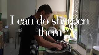 Ishi's Sharpen Knives 1【アスリート食堂】