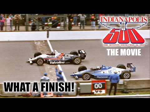 I TURNED THE 1992 INDY 500 FINISH INTO A MOVIE ENDING