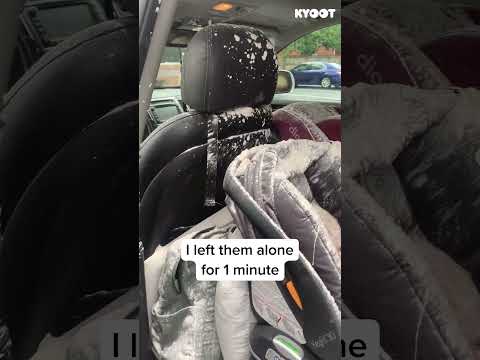 How does this happen? 😩 #kids #funny #mess #cute #shorts