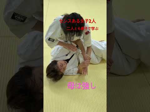 センス抜群女子の柔術スパーリング #武道塾 #空手 #総合格闘技