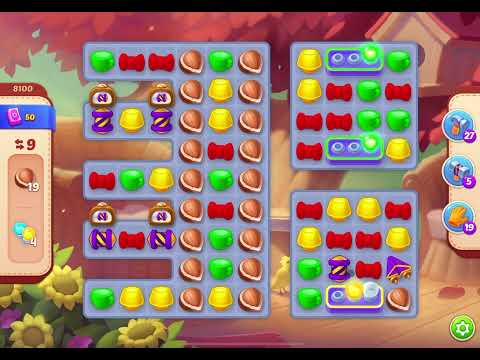 HomeScapes Level 8100 no boosters (15 moves)