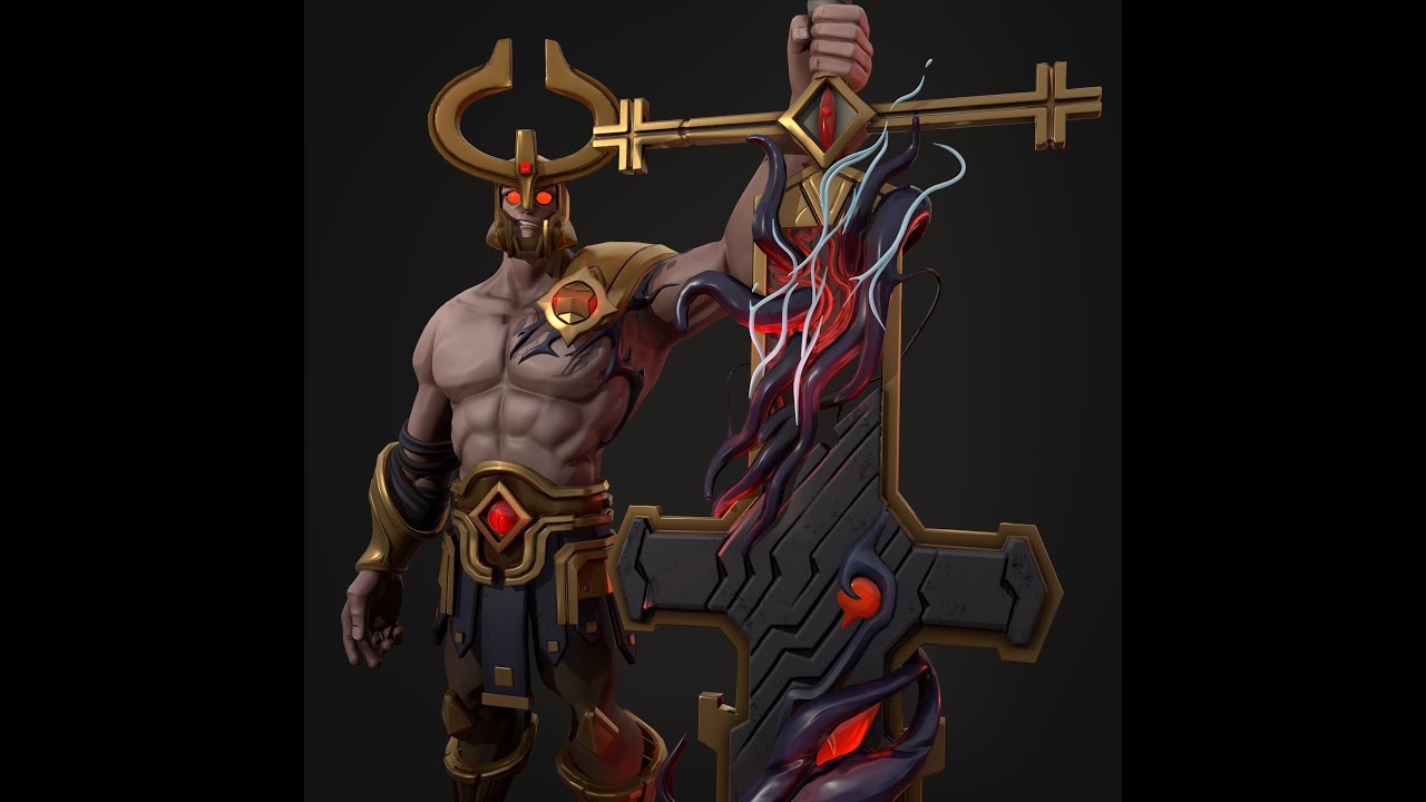 Dragon warrior - Artstation challenge (turntable)