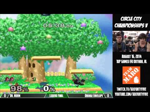 CCC5 - SSBM - LF - Dr. Worm vs Orange Envelope