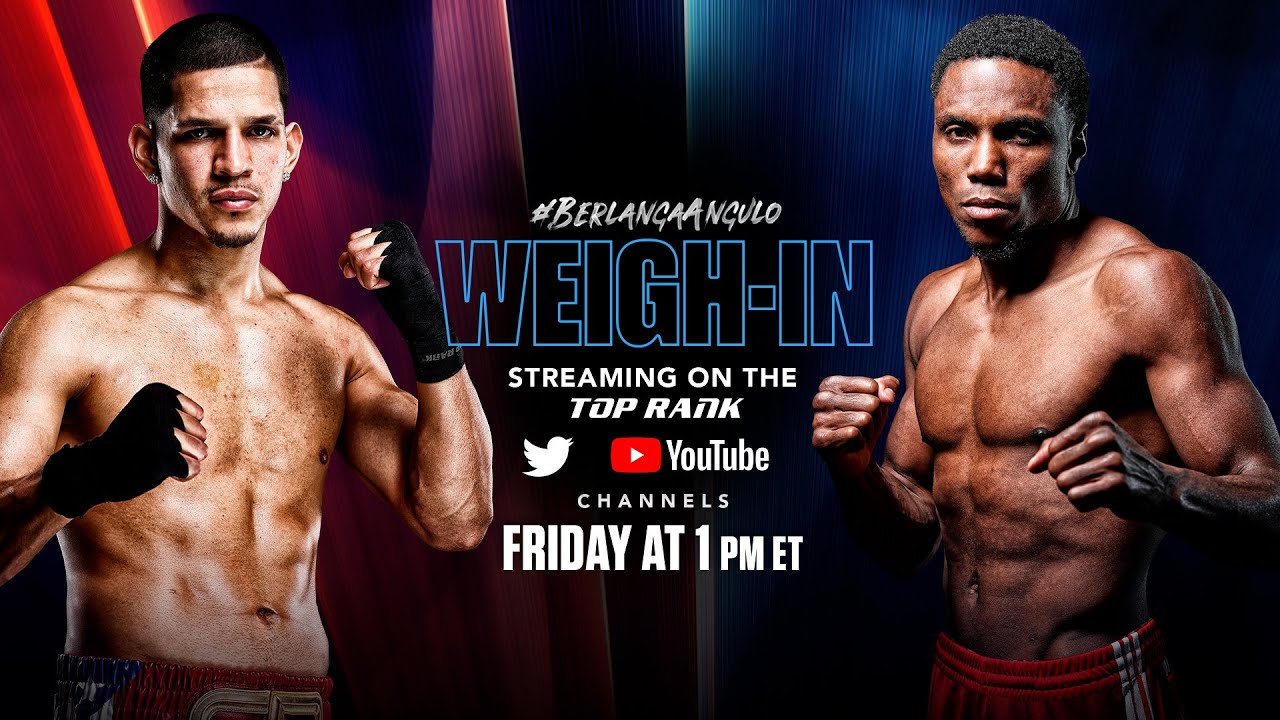 Edgar Berlanga vs Alexis Angulo | OFFICIAL WEIGH-IN