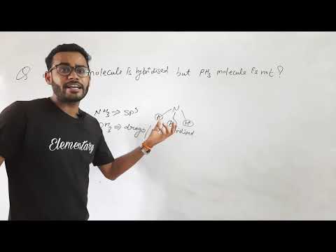 Why PH3 molecule is non hybridized