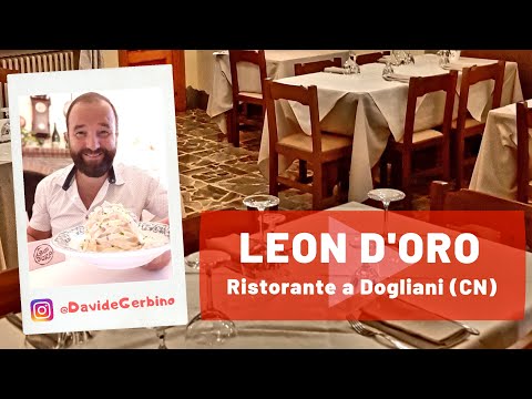 #DavideGerbino apresenta: Ristorante LEON D'ORO a Dogliani (CN)