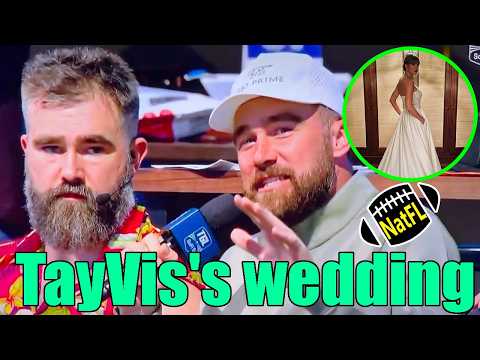 Travis Blushed when Jason Kelce interviewed him about his wedding to Taylor Swift at TGL.