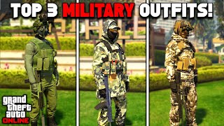 Top 3 Military Outfits In GTA 5 Online Using Clothing Glitches!