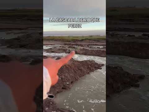 asi esta la cascada de roque perez