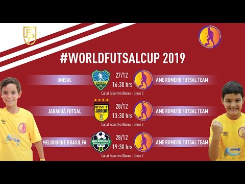 Industrias Santa Coloma VS Ame Romero Futsal Team ⚽️#WorldFutsalCup 2019