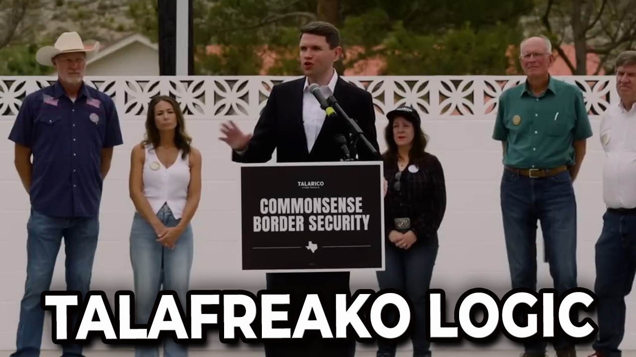 Talarico's argument against BORDER WALL doesn't make a lick of sense...😭