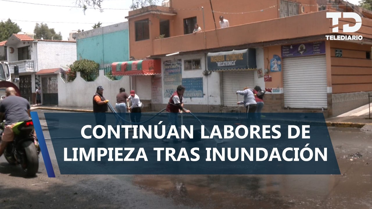 Tlalnepantla continúa con labores de rescate por afectaciones por lluvias en Los Reyes Ixtacala