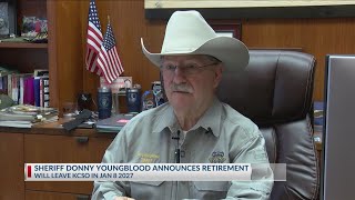 Sheriff Donny Youngblood announces retirement, will leave KCSO Jan. 8, 2027