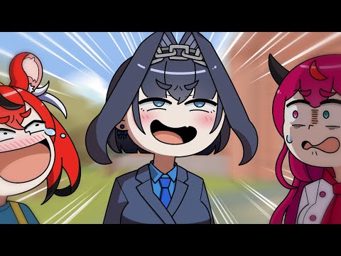 Kronii & Bae Being Misogynistic【Hololive Animation｜Eng sub】