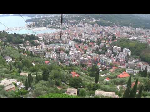 Discesa integrale funivia Piemonte Funivie / Poma "Montallegro" - Rapallo (GE) / Ropeway / 缆车