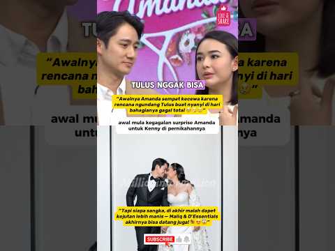 🎵 VIRAL TERBARU! Amanda Akhirnya Dapet Maliq Setelah Gagal Undang Tulus😭 #amandamanopo #selebriti